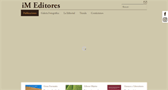 Desktop Screenshot of imeditores.com