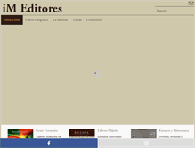 Tablet Screenshot of imeditores.com